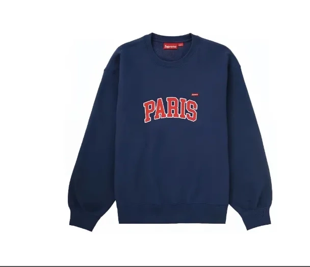 City 24SS Milan Chicago Blue Round Los Open Royal 4-pin Royal Limited Black Angeles Shanghai Neck Shop Crewneck Blue Pink Hoodie 6-Thread Paris White Shanghai 1020